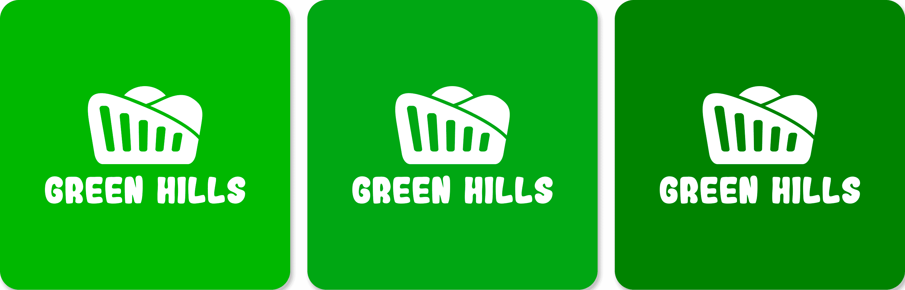 Logo Redesign and Branding Concept for Green Hills 3