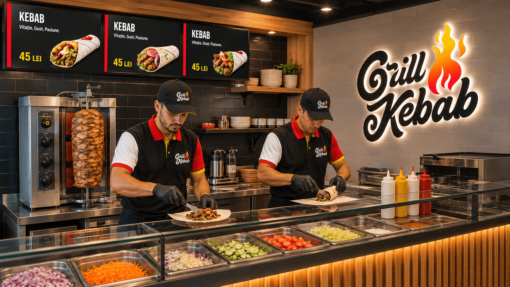 Logo Redesign and Branding Concept for Grill Kebab 8