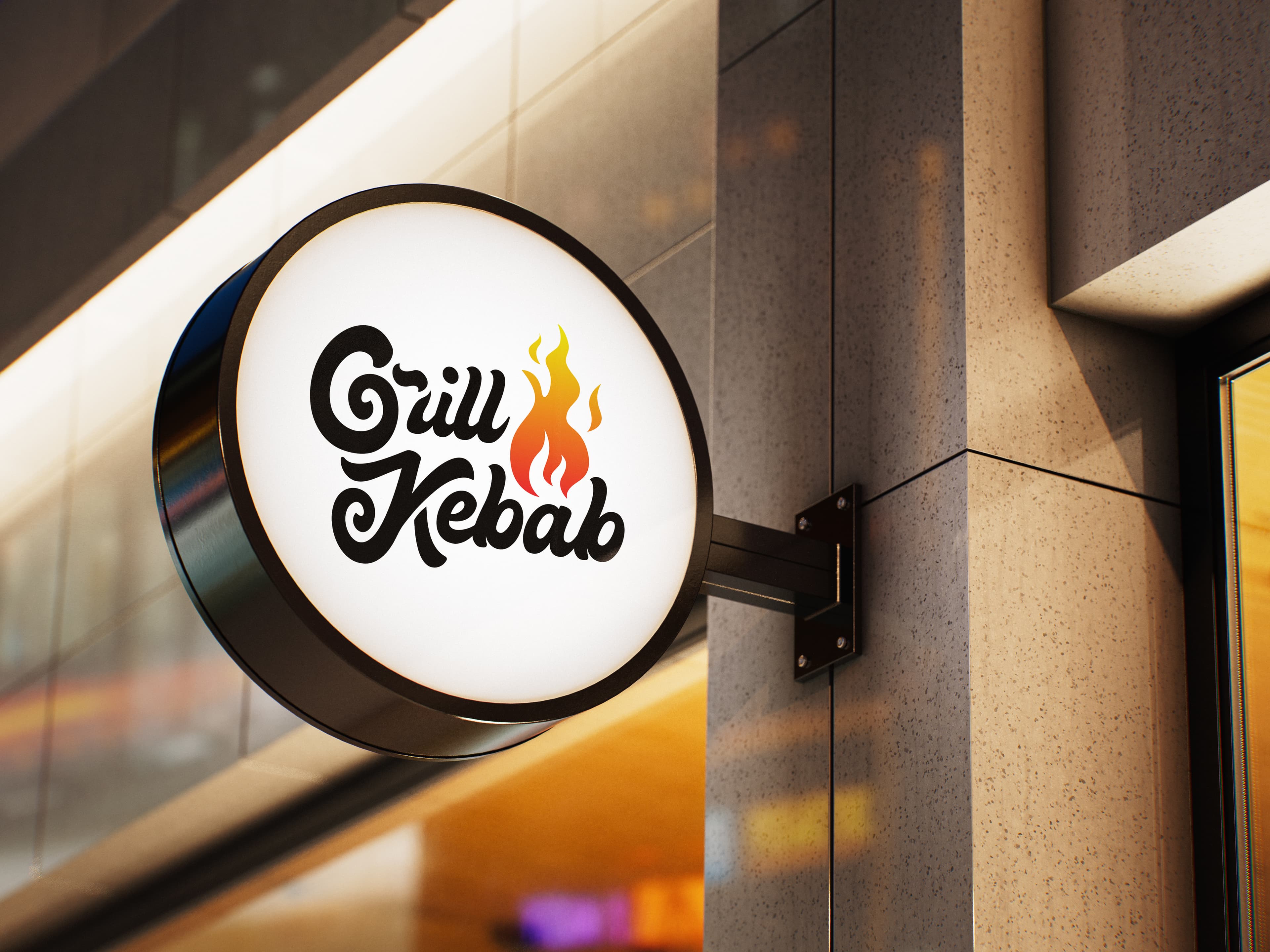 Logo Redesign and Branding Concept for Grill Kebab 9