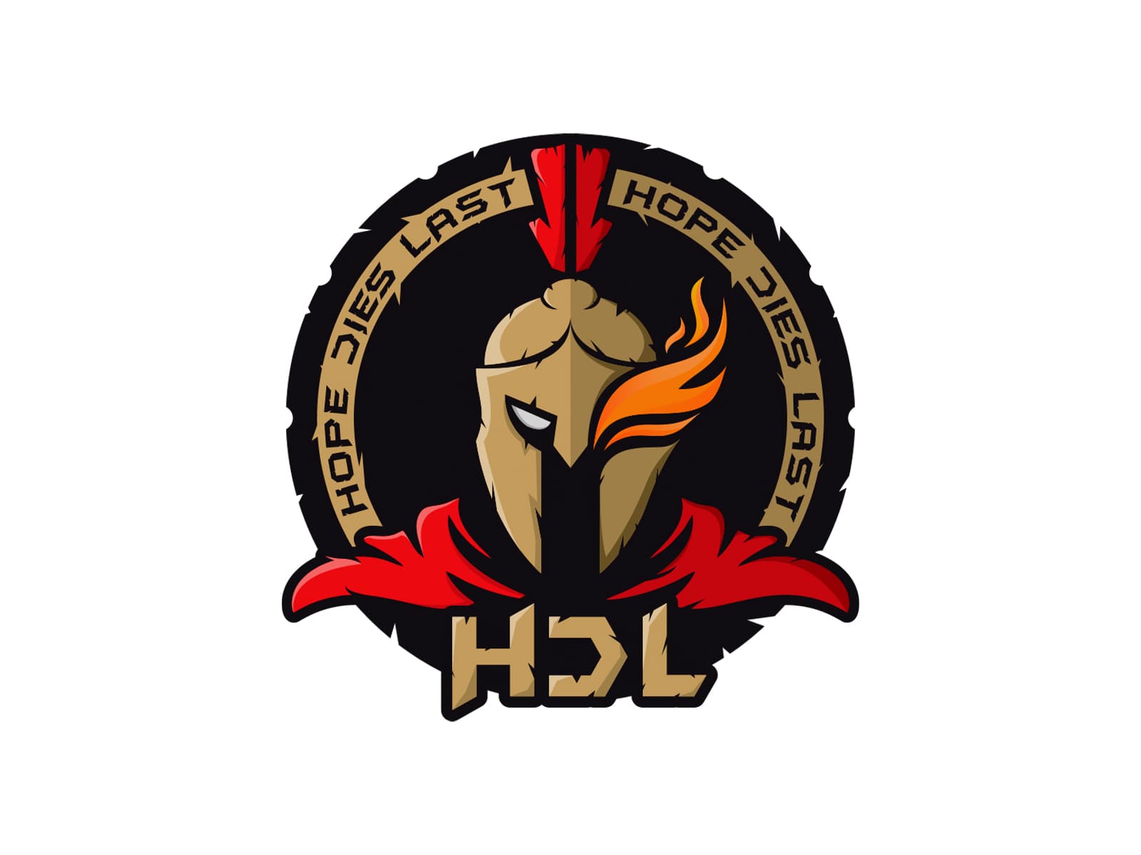 Logo for the HDL (Hope Dies Last) esports team