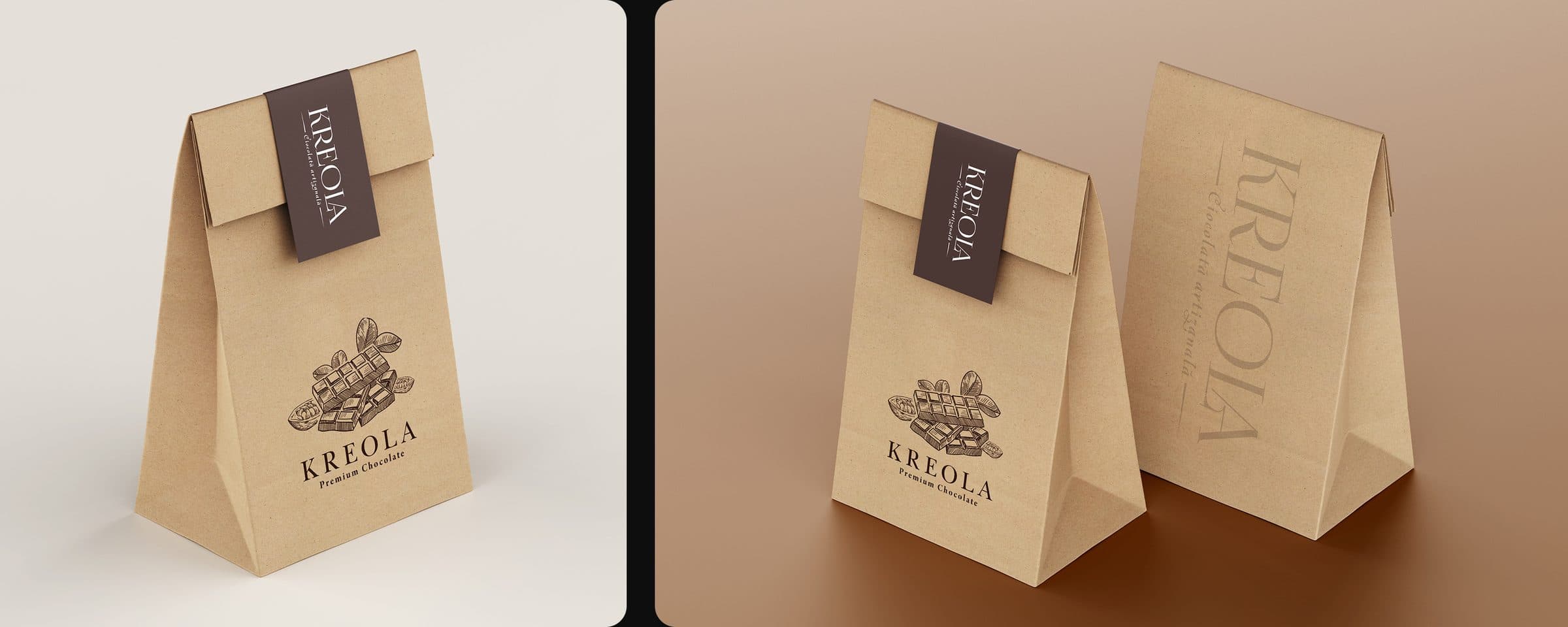 Logo for the Kreola Chocolate Factory in Romania 3