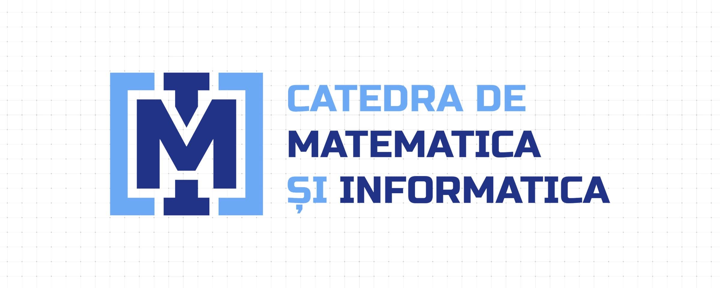 Logo for the Department of Mathematics and Computer Science, ȘREM Faculty, USARB 1