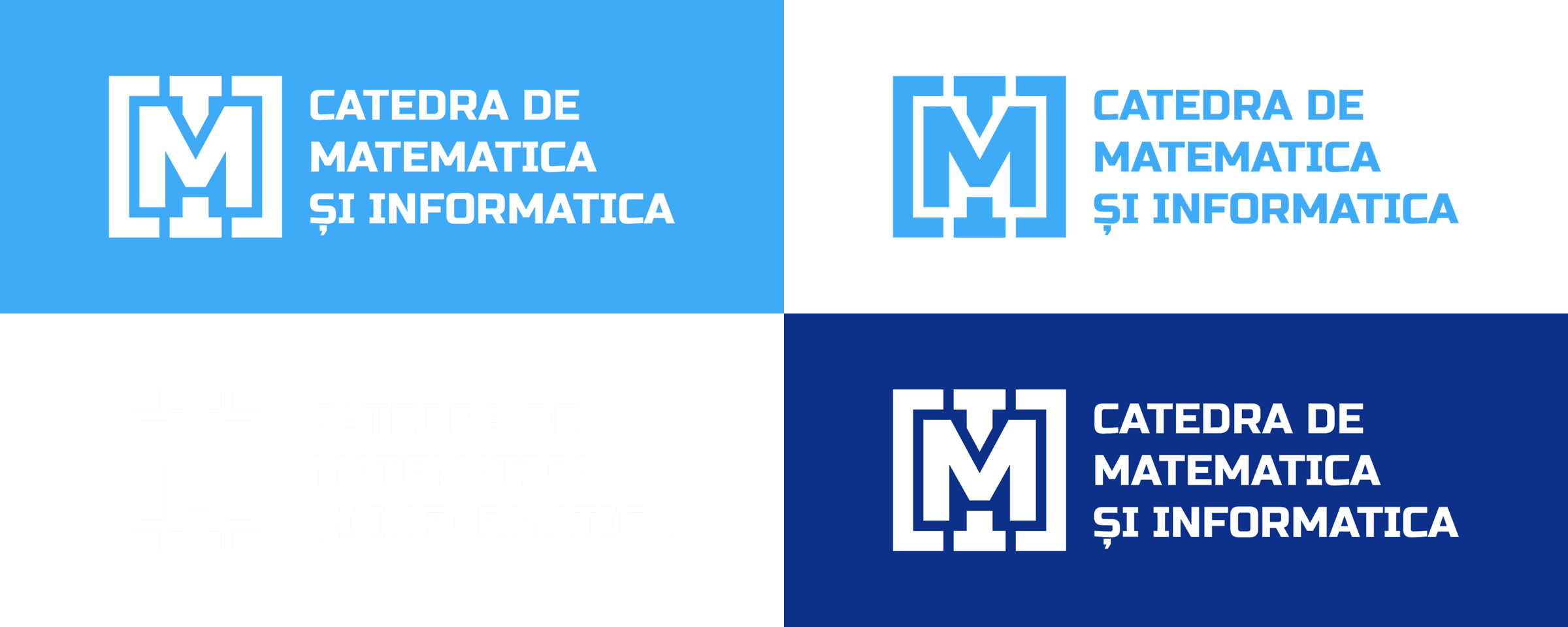Logo for the Department of Mathematics and Computer Science, ȘREM Faculty, USARB 3