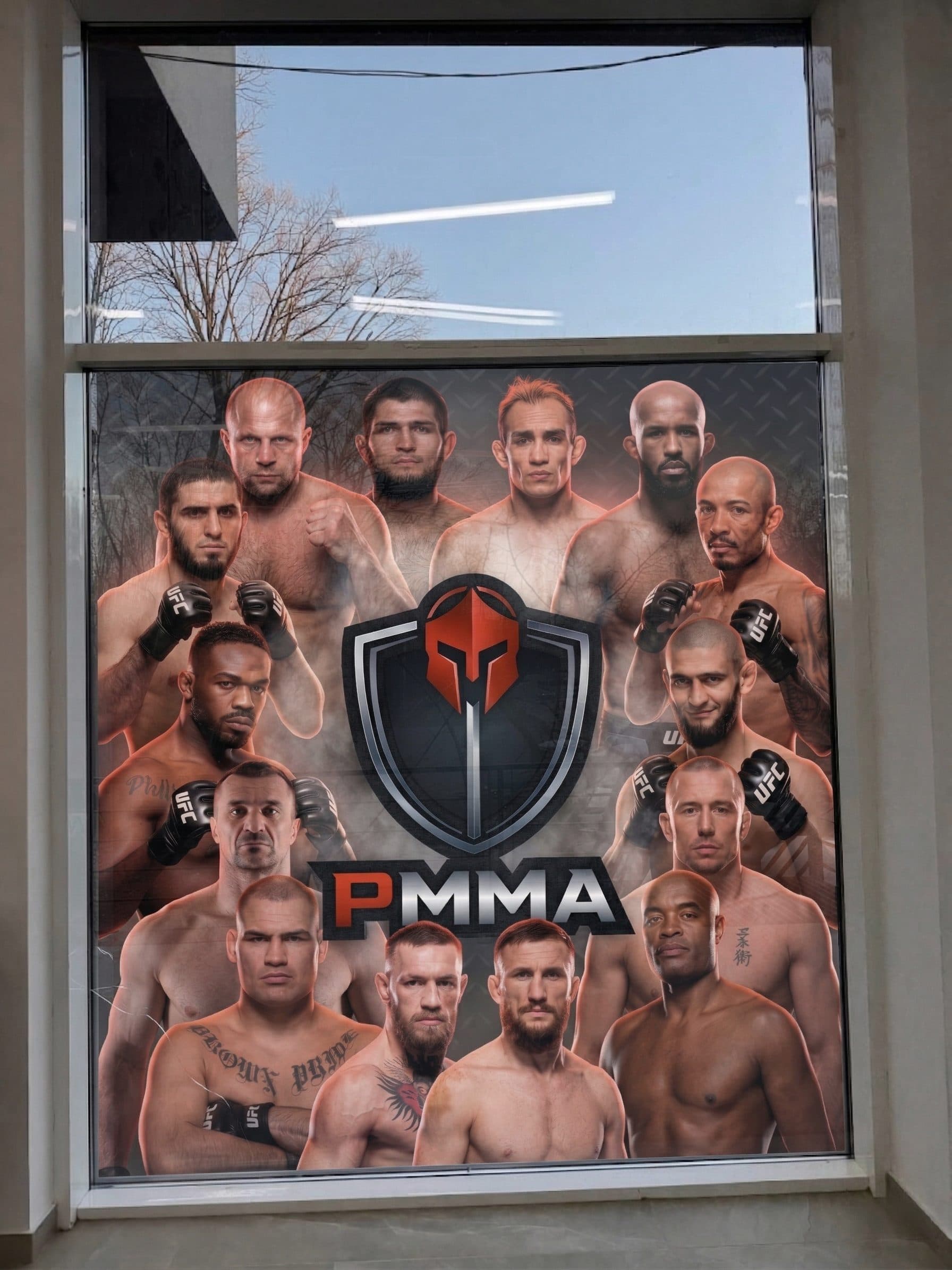 Oracle on glass for Persistent MMA dojo in Chișinău 1.2