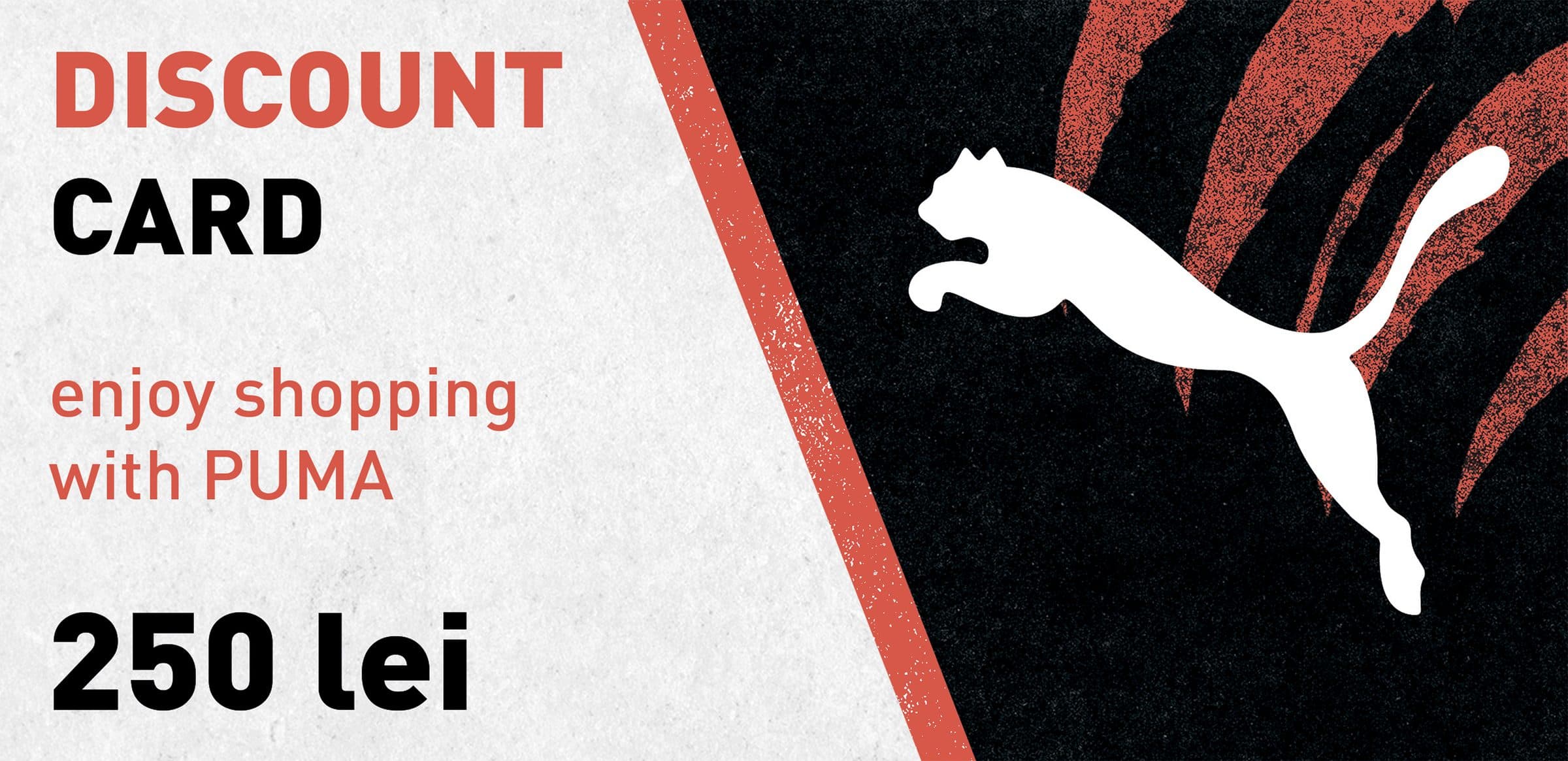 Gift flyer - voucher, PUMA Moldova 1