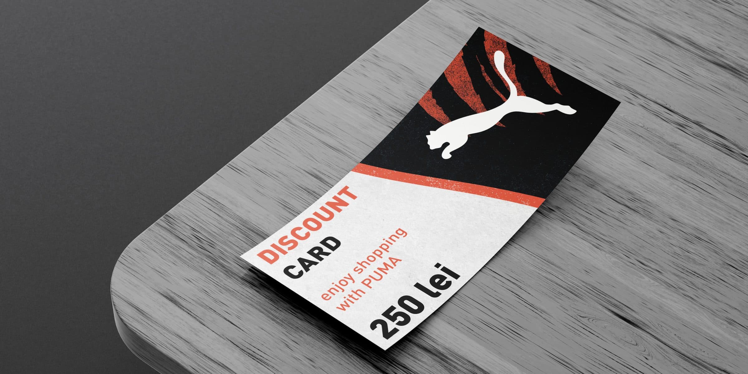 Gift flyer - voucher, PUMA Moldova 3