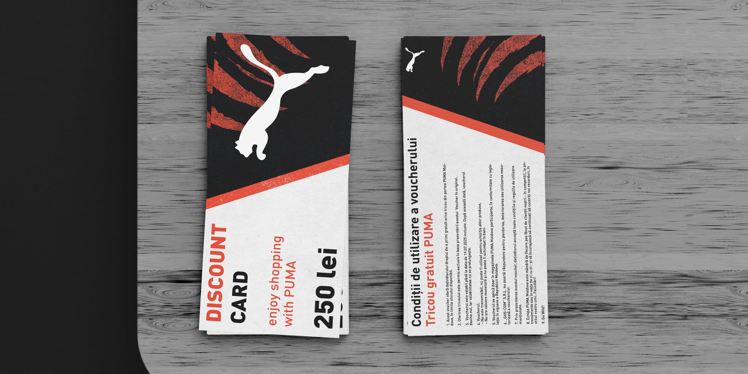 Gift flyer - voucher, PUMA Moldova 4