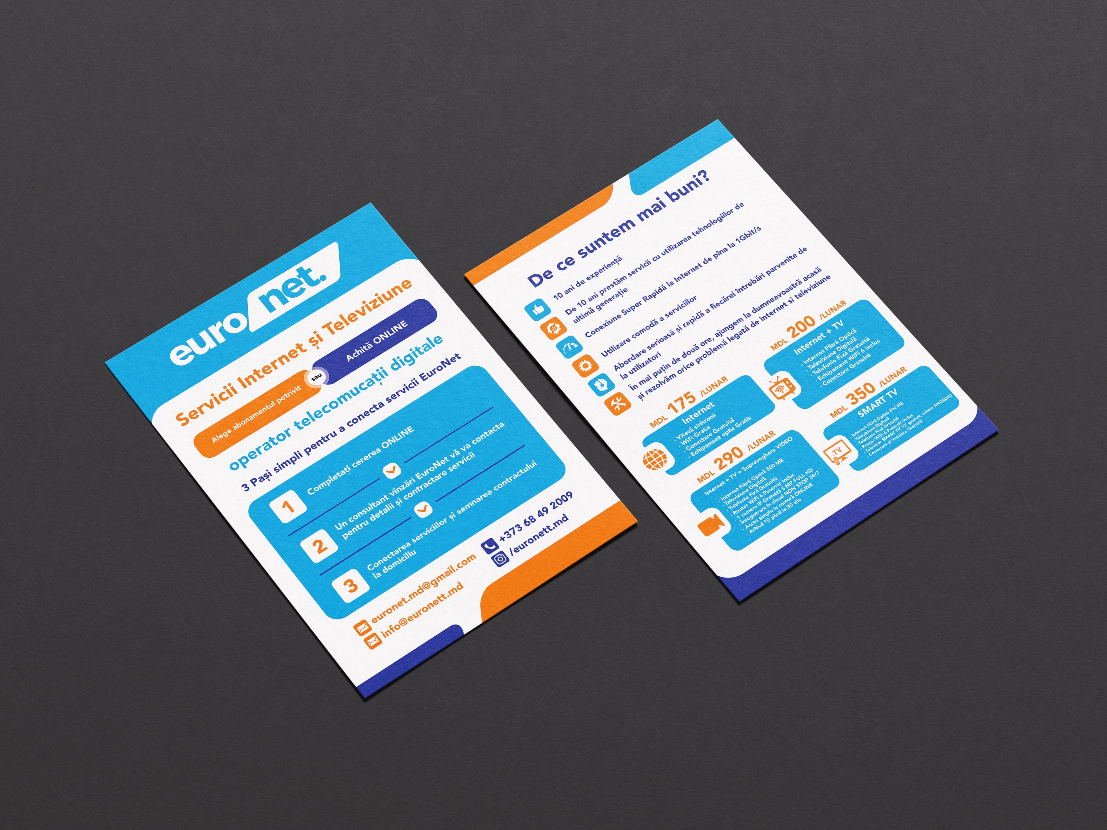 Introductory flyer for EuroNet company 2