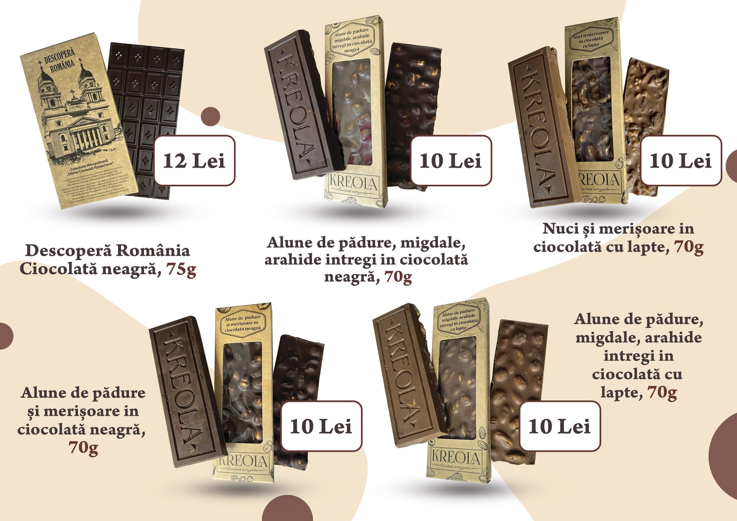 Kreola Chocolate Bars Product Catalog Flyer 2