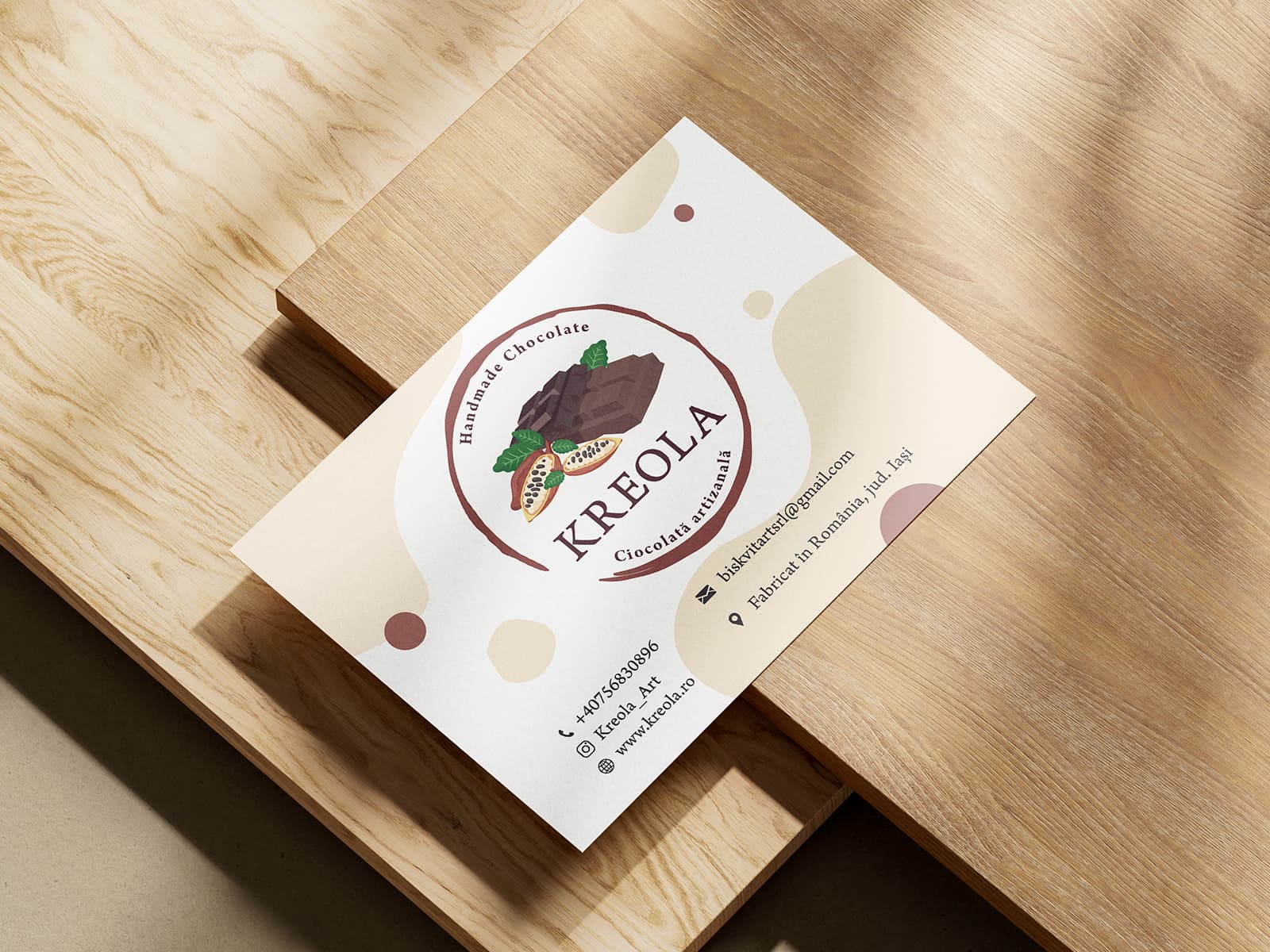 Kreola Chocolate Bars Product Catalog Flyer