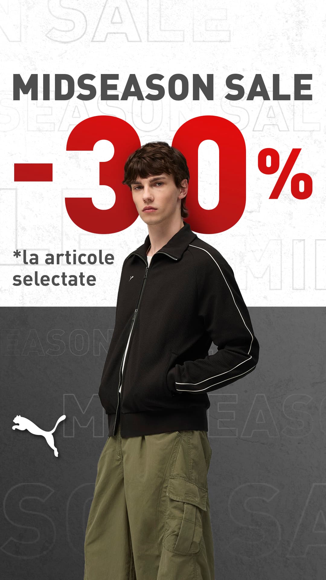 Advertising creative for the Midseason Sale, PUMA Moldova 2.1
