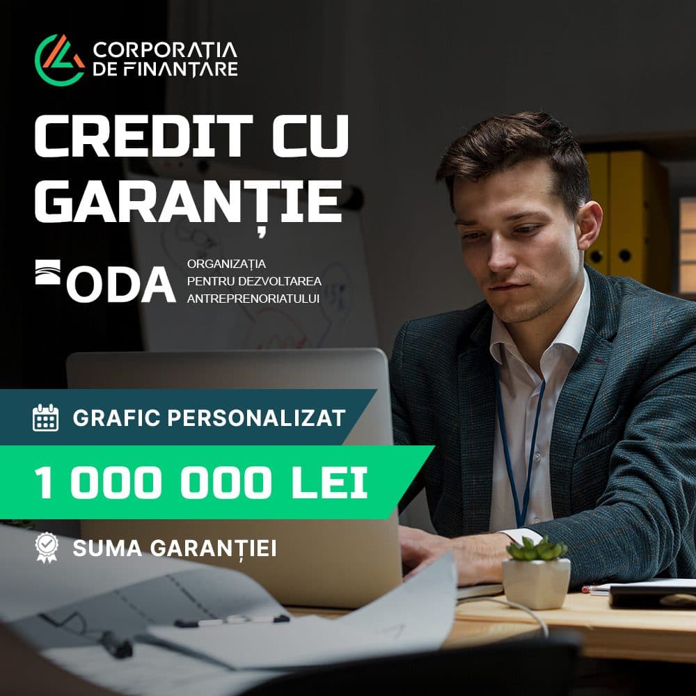 Advertising creative for ODA financing program, Corporatia de Finantare 2.2
