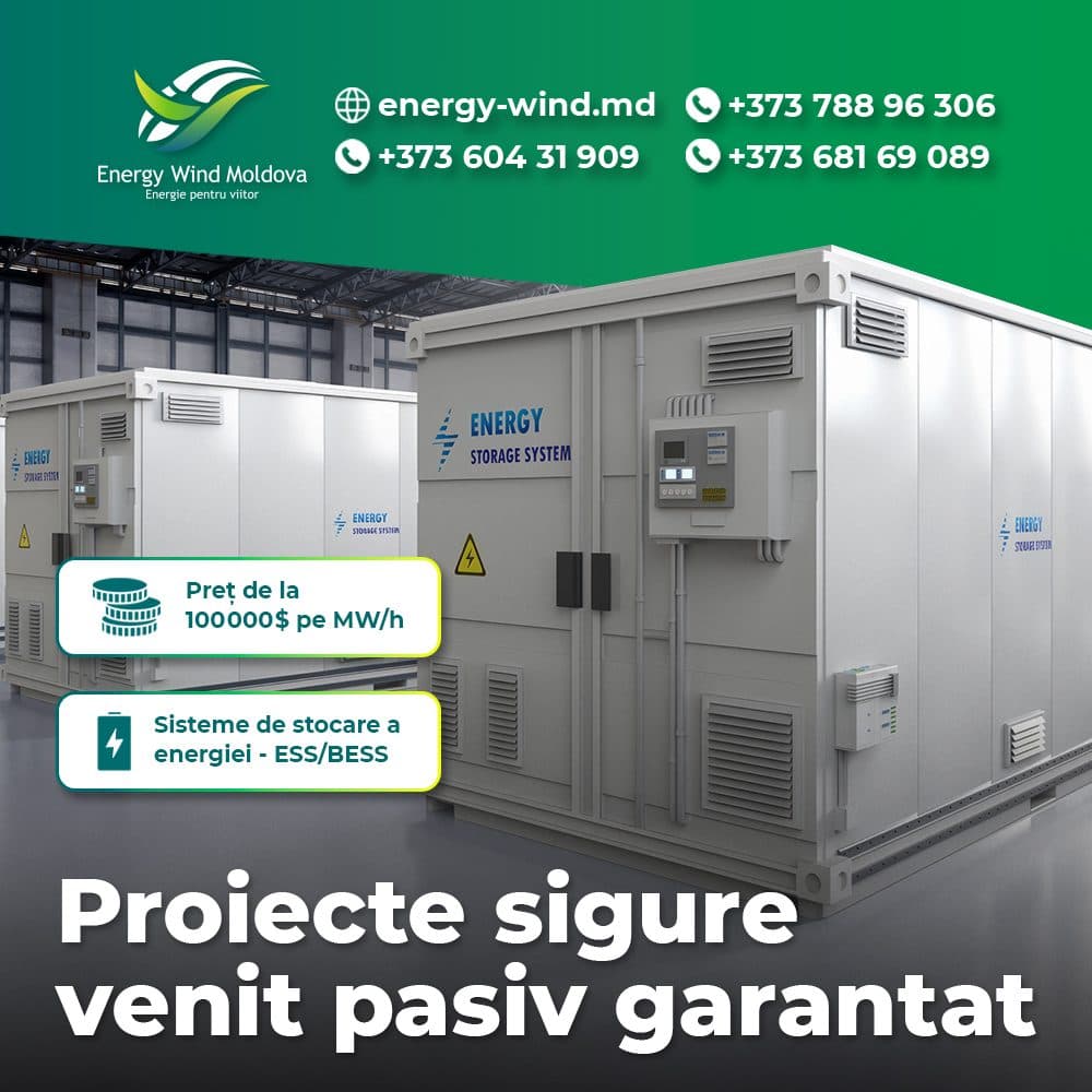 Advertising creatives for BESS energy storage systems, Energy Wind Moldova 1.2