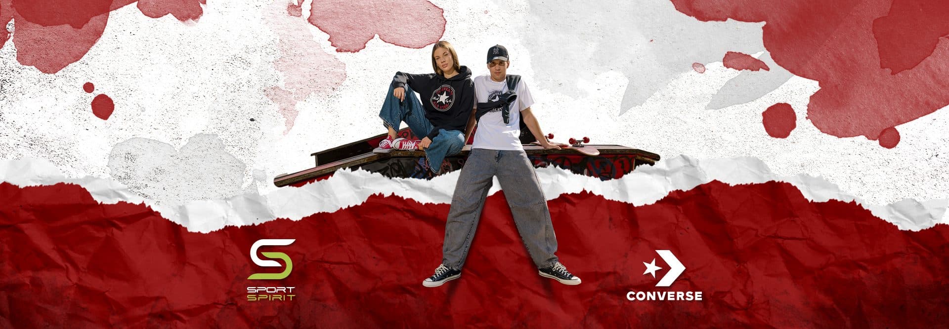 Advertising creative for Converse Sport Spirit collection 2
