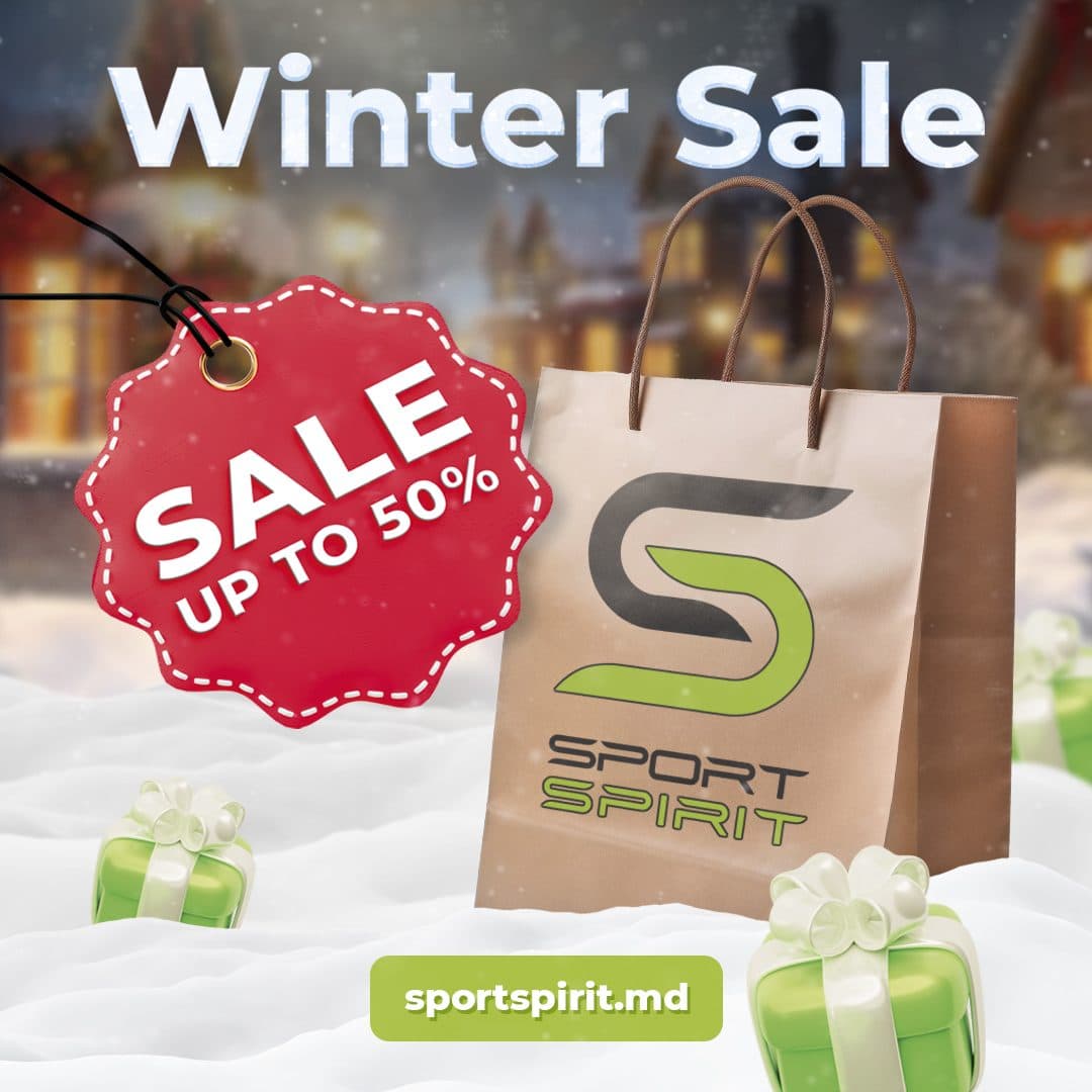 Advertising creative for the Winter Sale, Sport Spirit 3.2