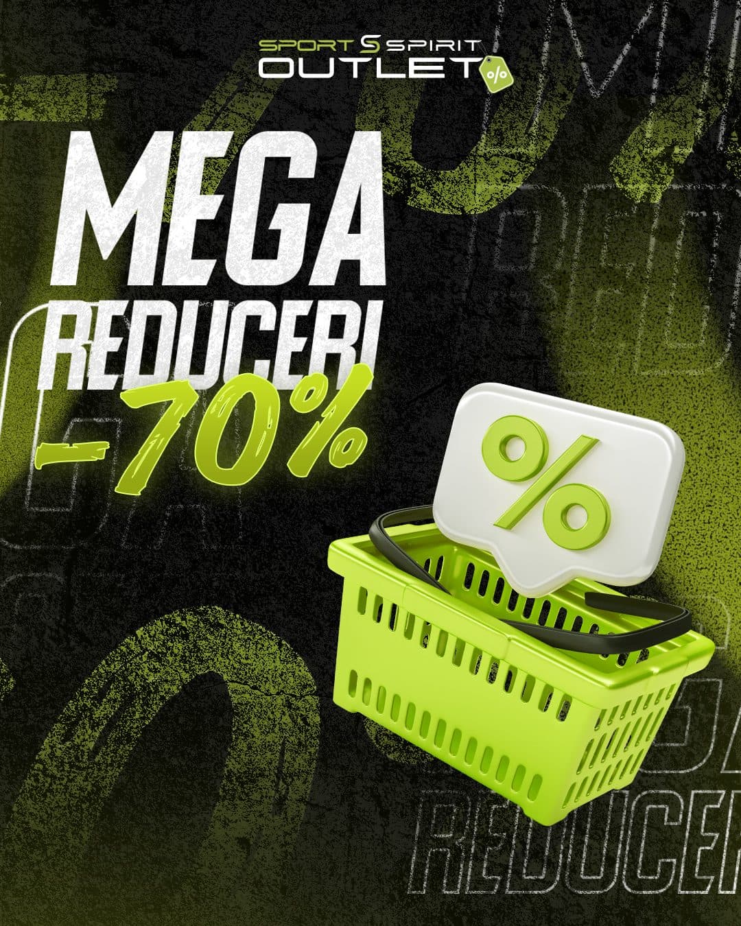 Advertising creative for the “-70% Mega Sale” promotion, Sport Spirit 1.1