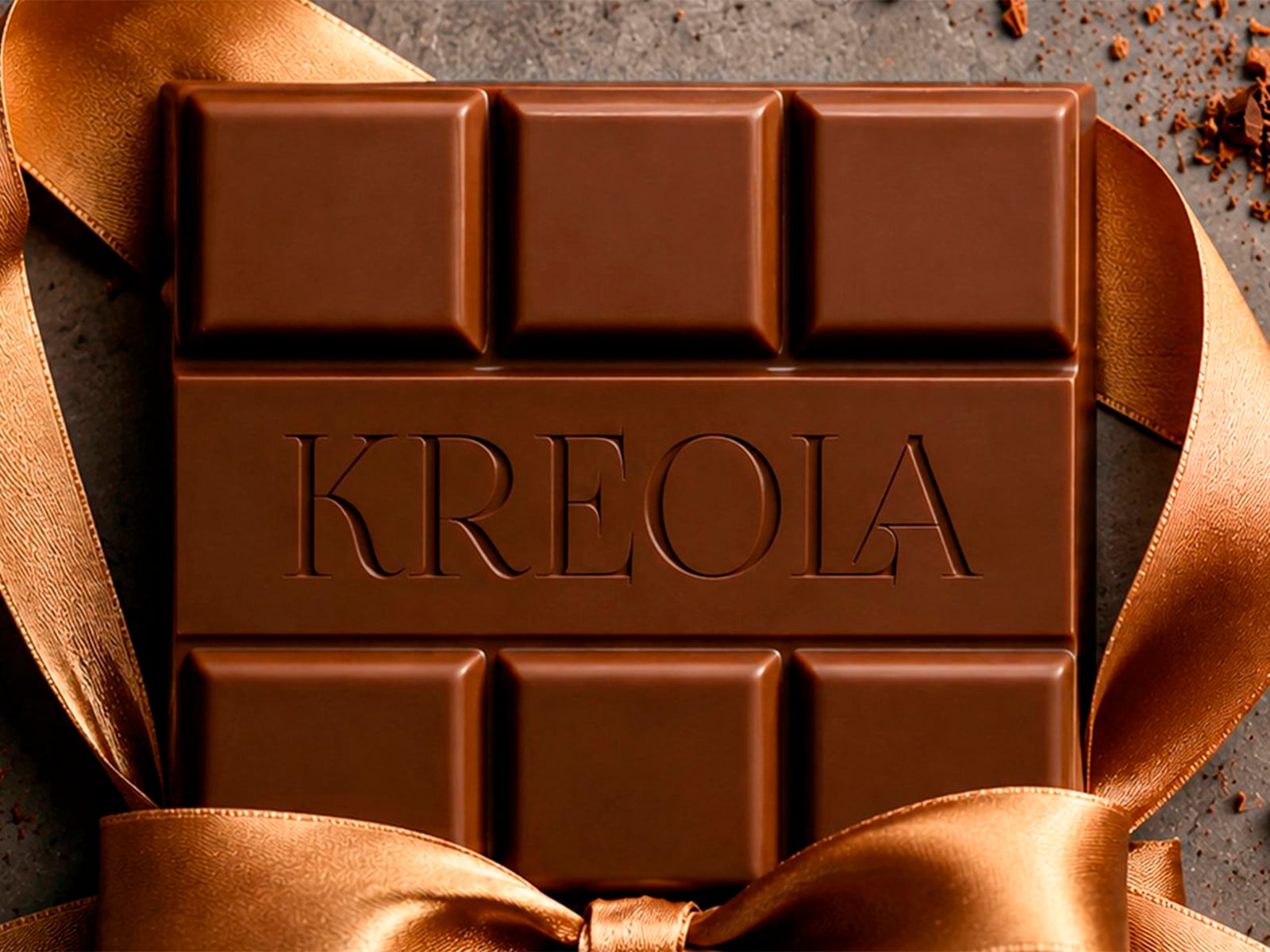 Logo for the Kreola Chocolate Factory in Romania