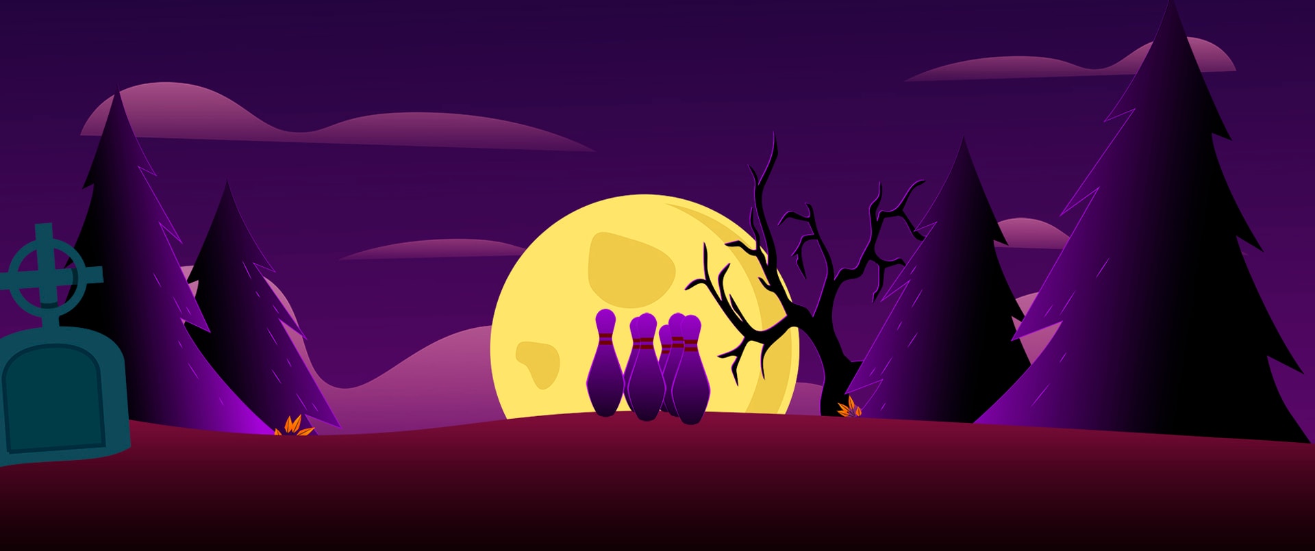 Seamless Looped 2D Motion Design for Ultrawide LED Displays (Halloween Edition) 3