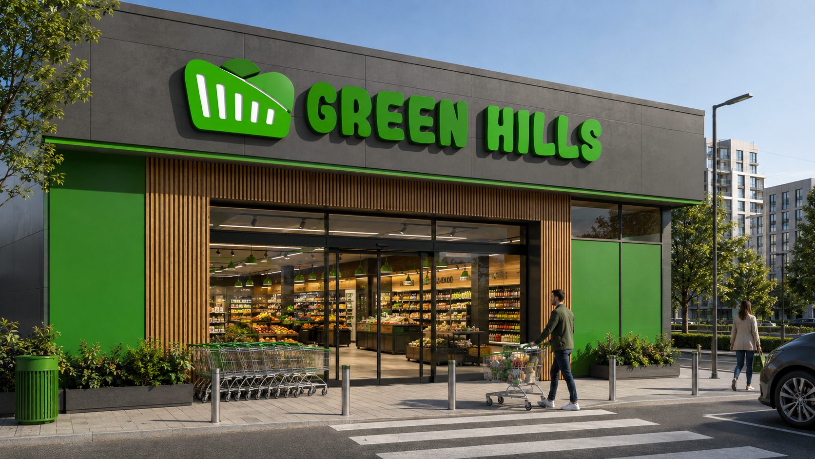 Logo Redesign and Branding Concept for Green Hills 8