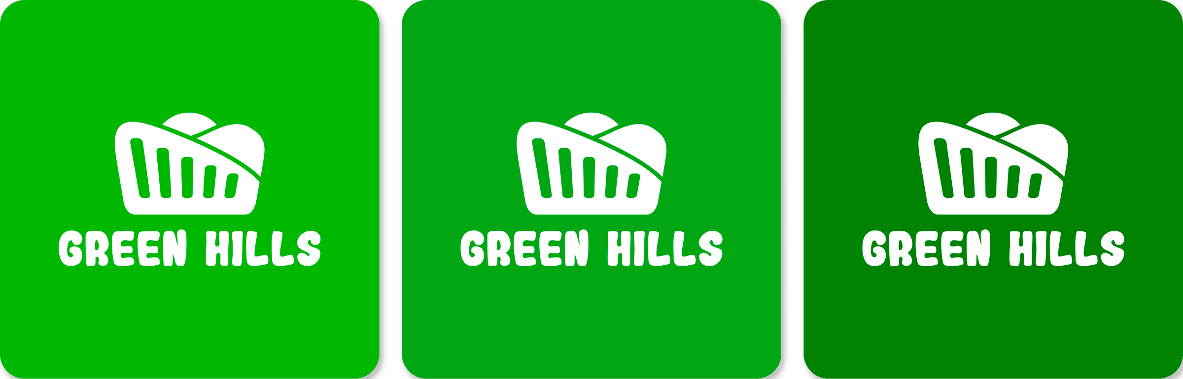 Logo Redesign and Branding Concept for Green Hills 3