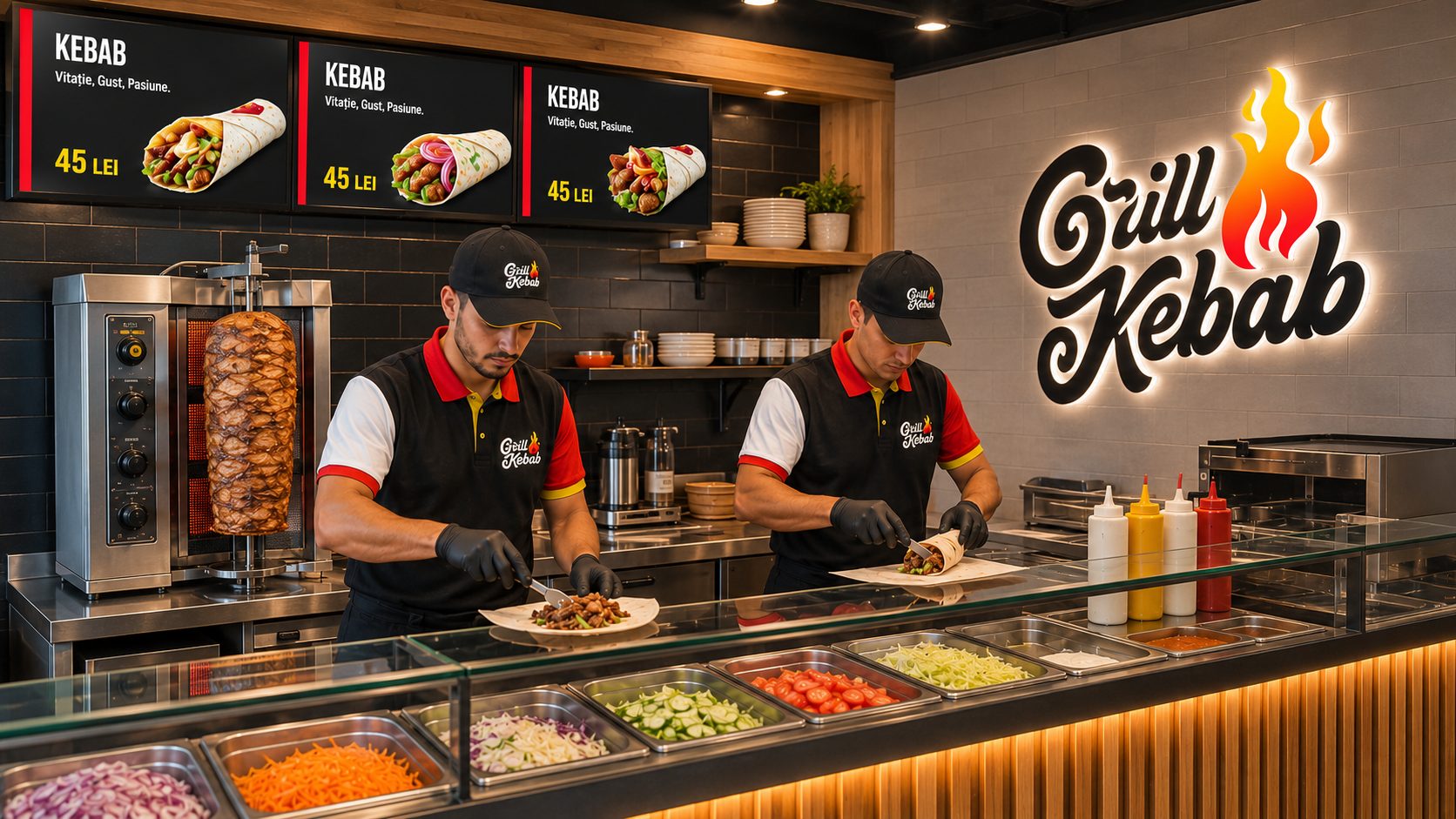 Logo Redesign and Branding Concept for Grill Kebab 8