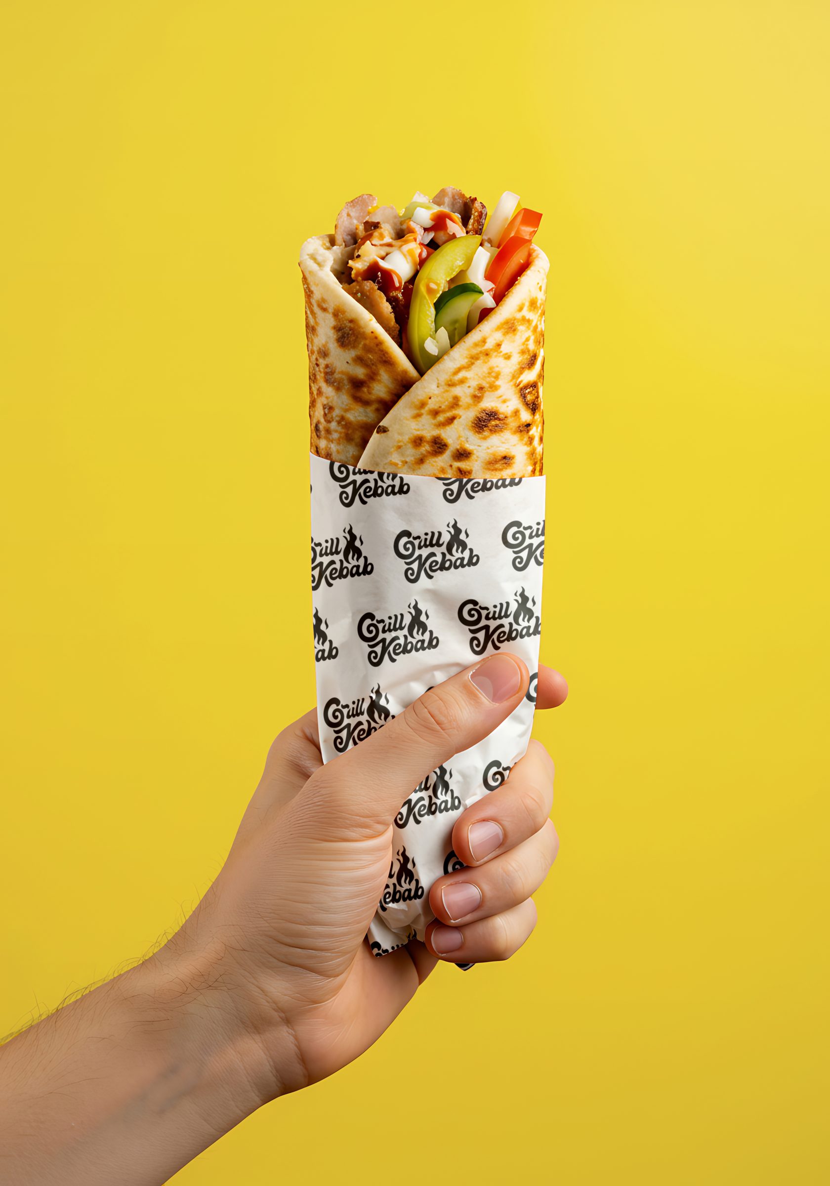 Logo Redesign and Branding Concept for Grill Kebab 7.1