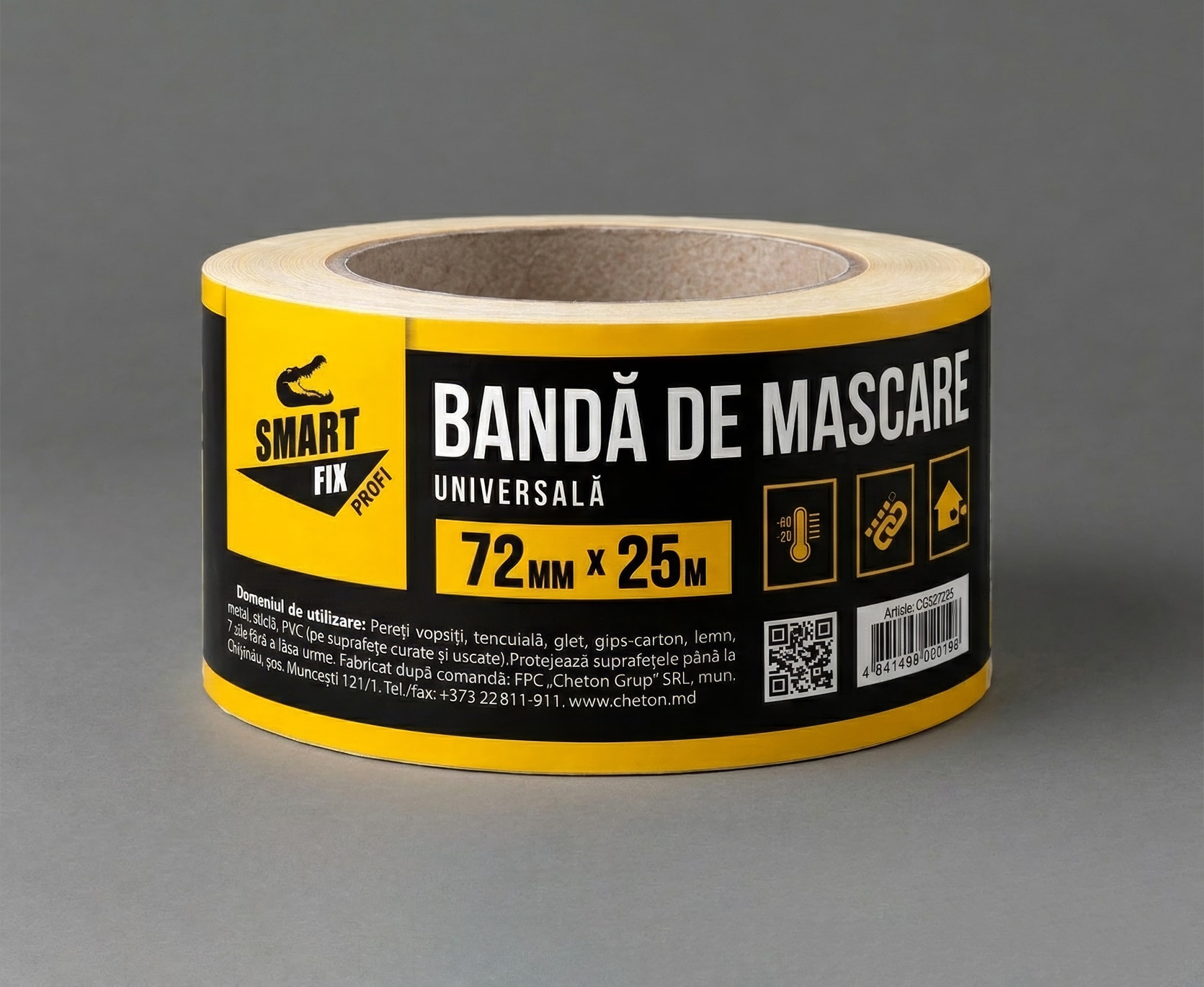 Masking Tape Label Design & Packaging Adaptations for 'Smart Fix', Cheton Grup 1.2