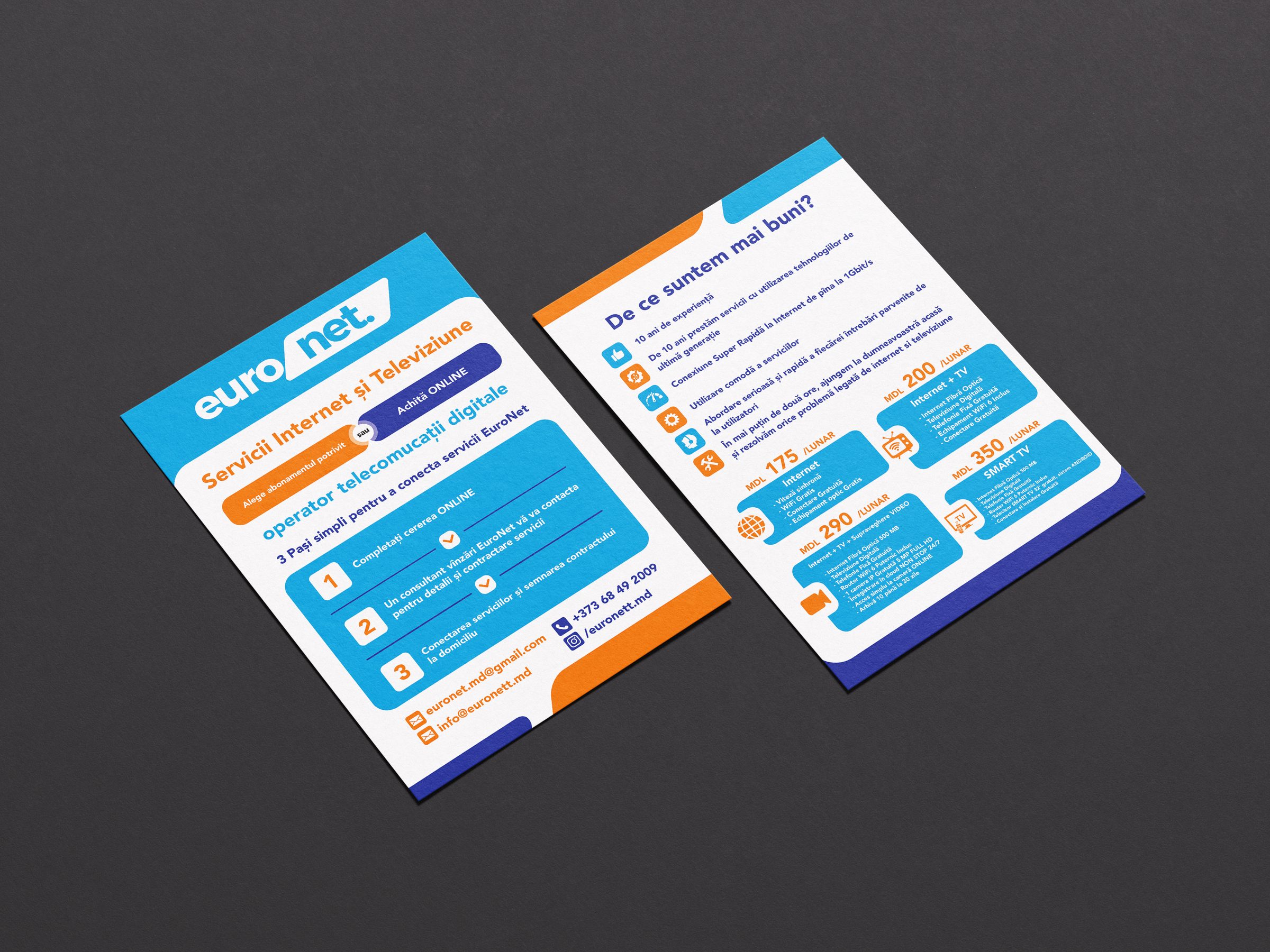 Introductory flyer for EuroNet company 2