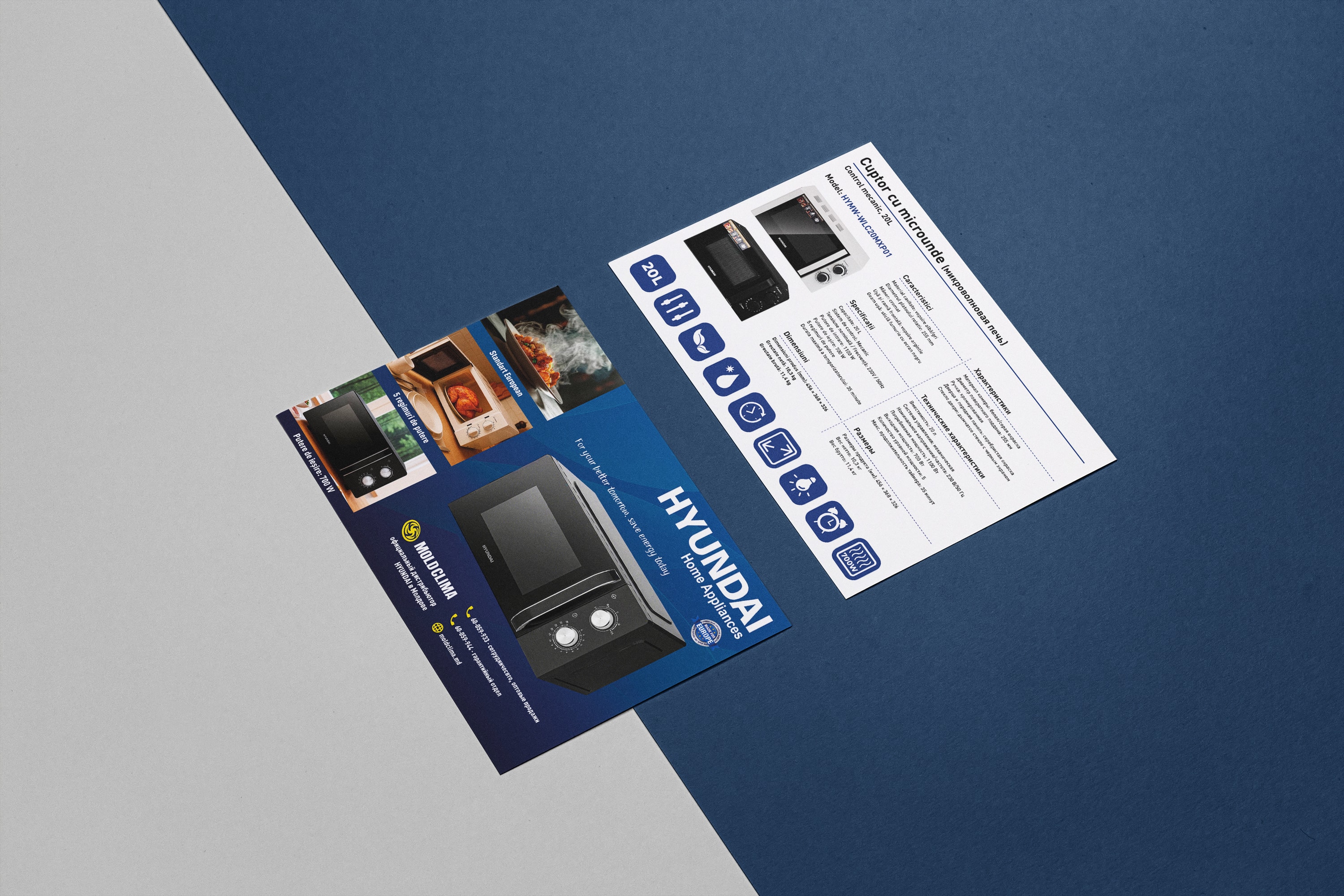 Promotional Flyer Design for Hyundai Home Appliances ('Moldclima' Distributor) 2.3