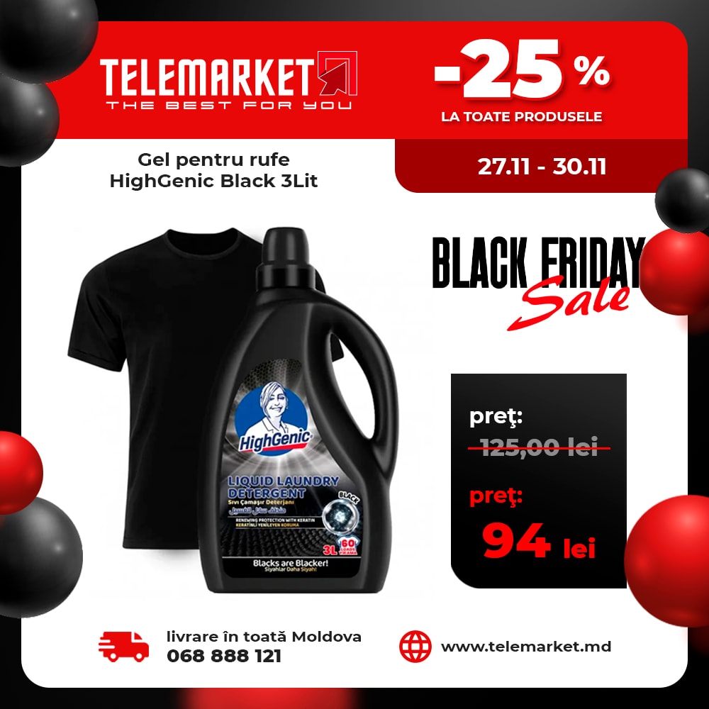 Template Design and Promotional Product Card Series for 'Telemarket' (Black Friday Sale) 4.3