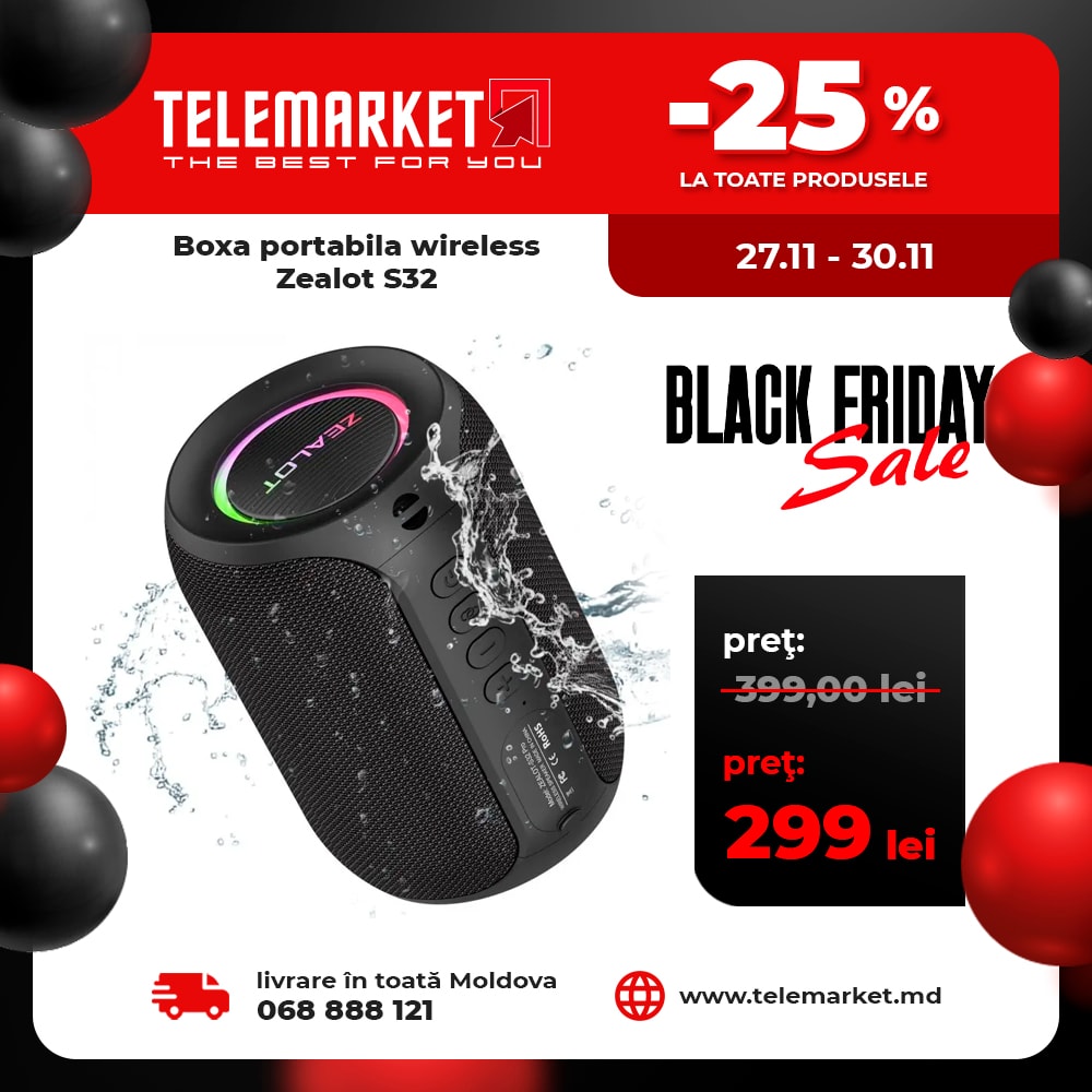 Template Design and Promotional Product Card Series for 'Telemarket' (Black Friday Sale) 2.2
