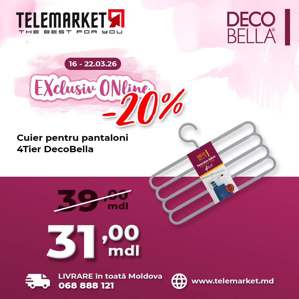 Template Design and Promotional Product Card Series for DecoBella Brand, Telemarket 4.2