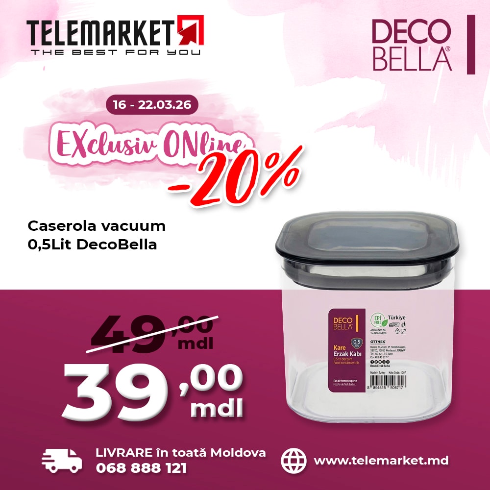 Template Design and Promotional Product Card Series for DecoBella Brand, Telemarket 3.2