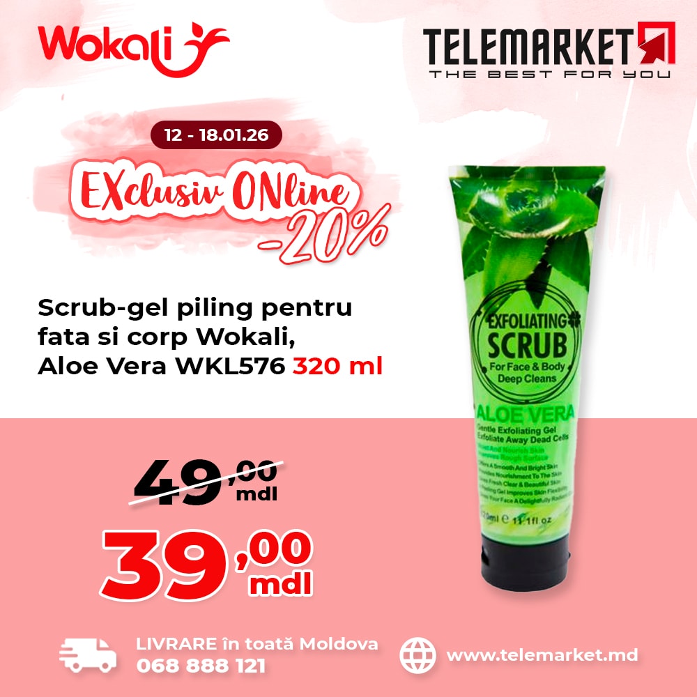 Development of a template and a series of promotional product cards for the Wokali brand, Telemarket. 4.2