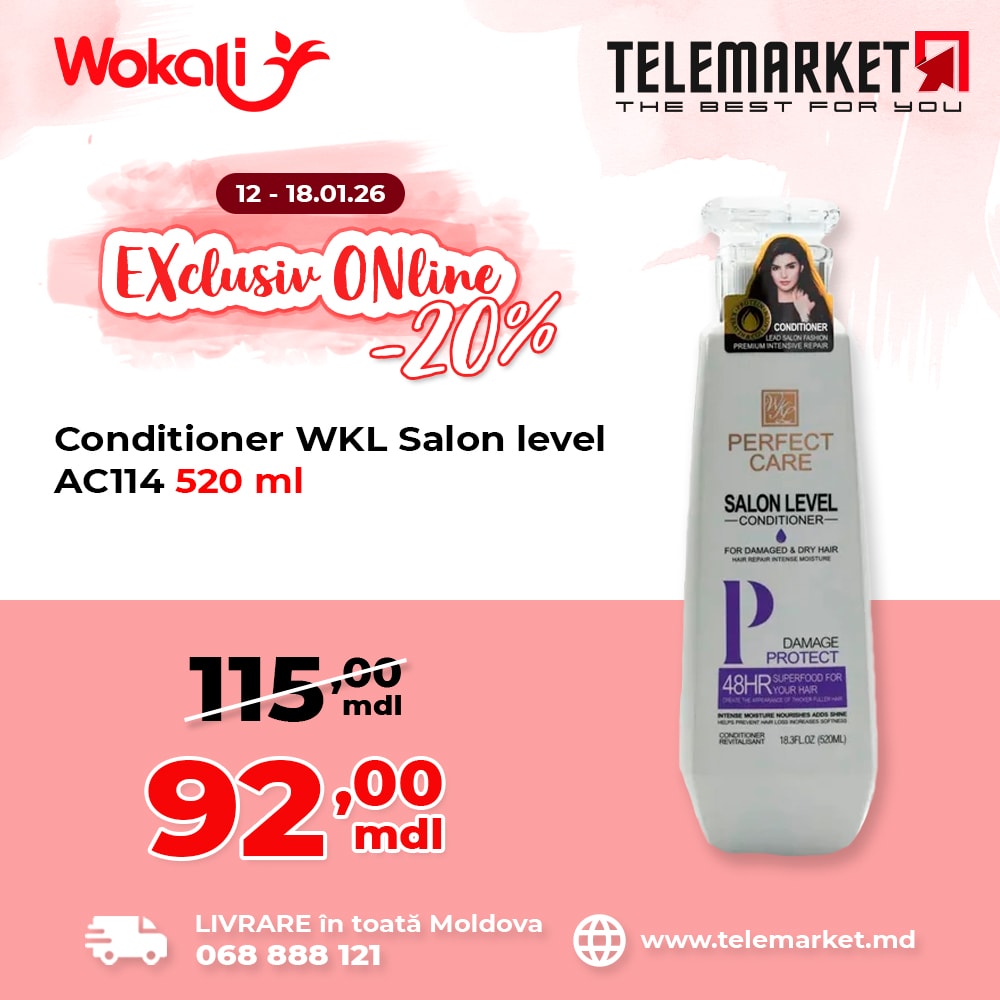 Development of a template and a series of promotional product cards for the Wokali brand, Telemarket. 1.3