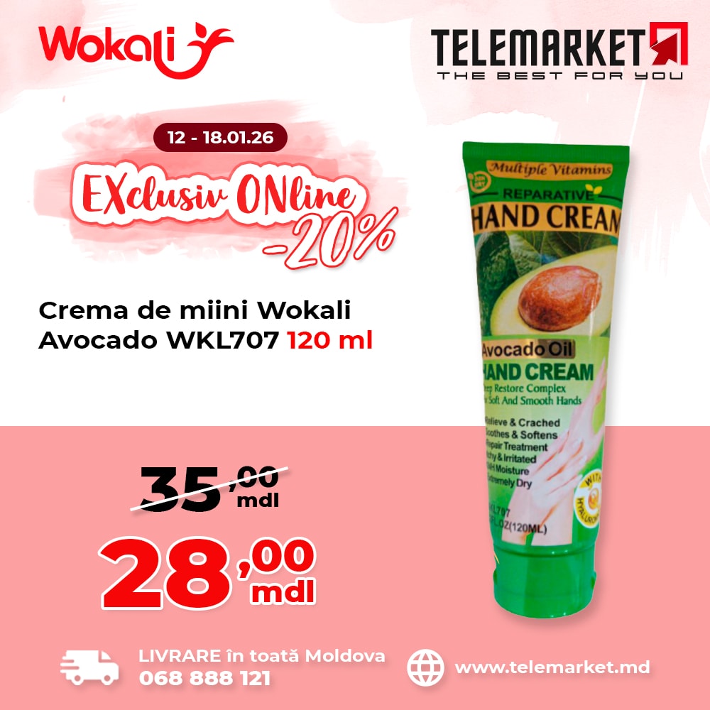 Development of a template and a series of promotional product cards for the Wokali brand, Telemarket. 2.2