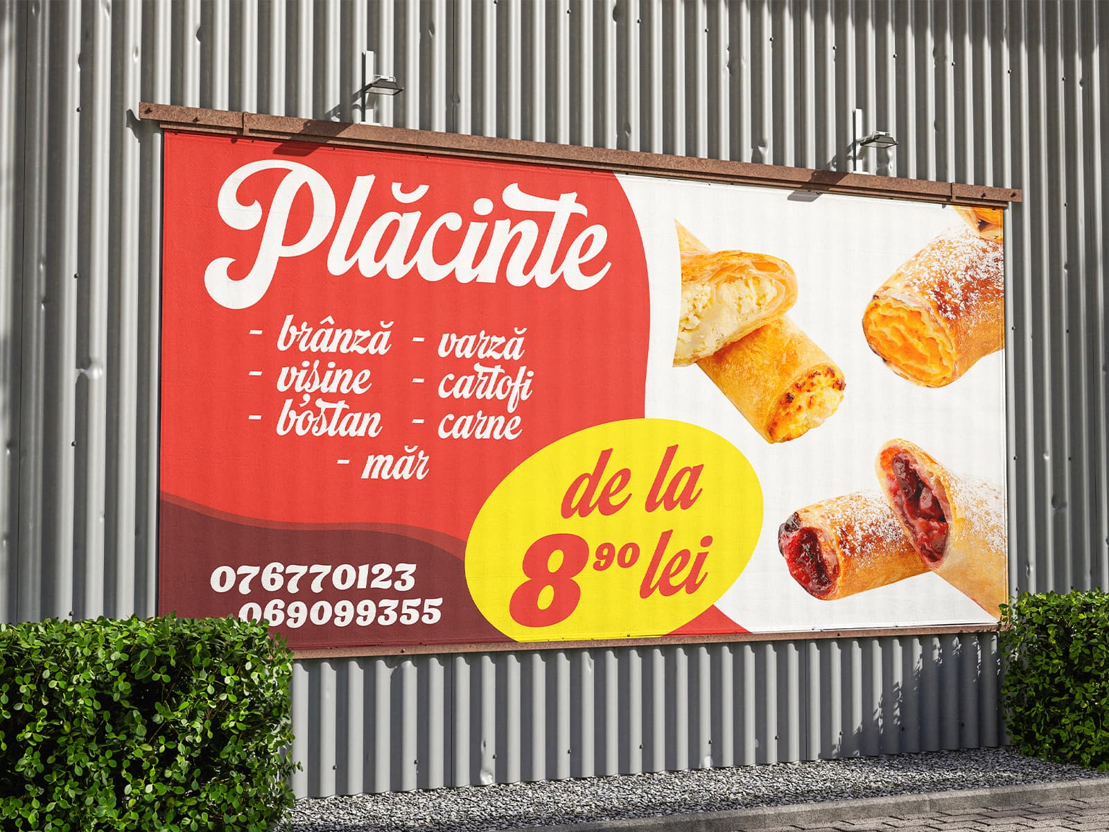 Wide-format banner for Plăcinte