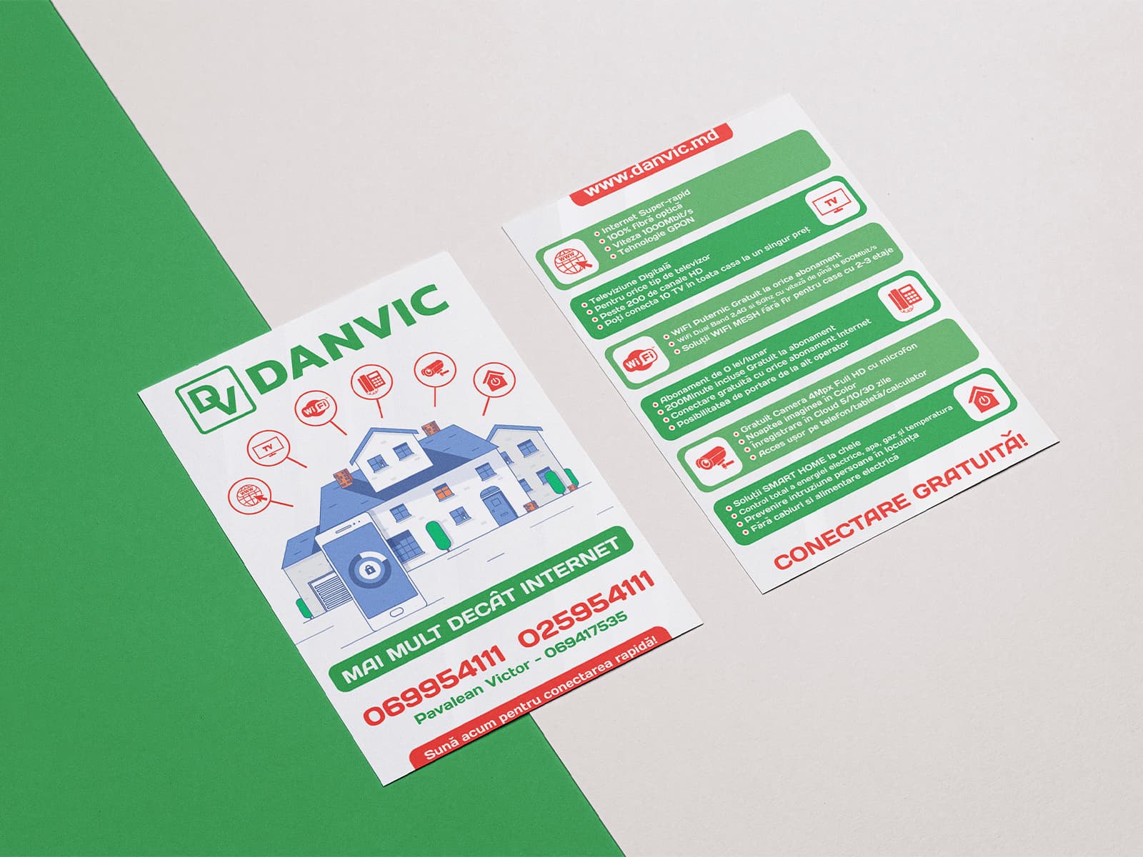 Informational Flyer for DANVIC Company