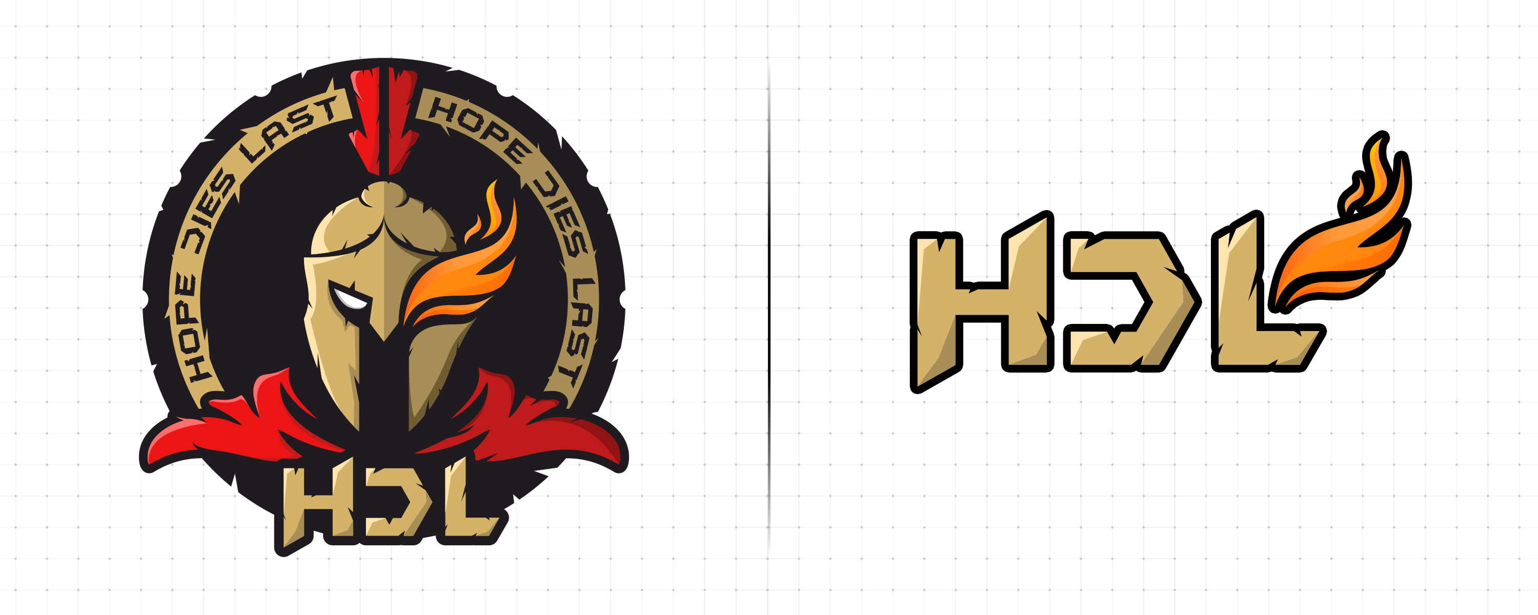 Logo for the HDL (Hope Dies Last) esports team 1