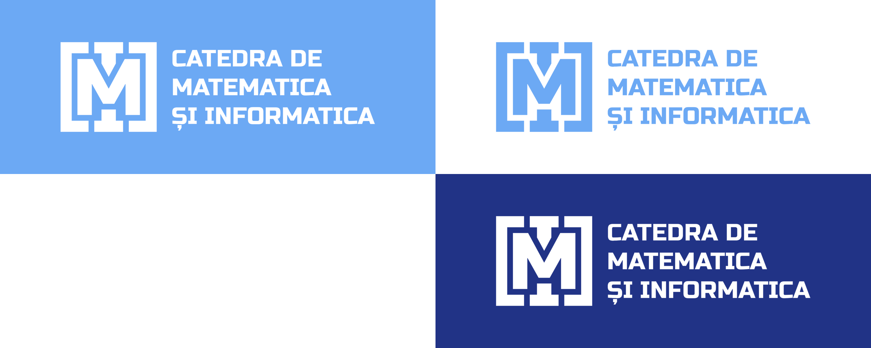 Logo for the Department of Mathematics and Computer Science, ȘREM Faculty, USARB 3