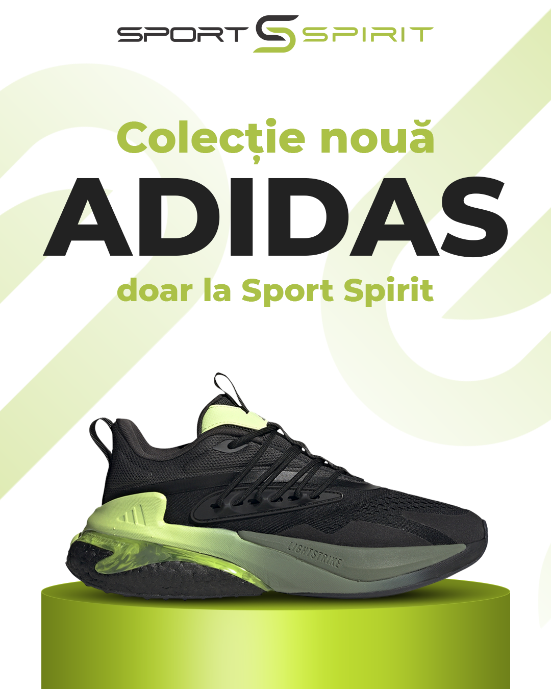 Advertising campaign for the new collection of athletic shoes from Sport Spirit 1.2
