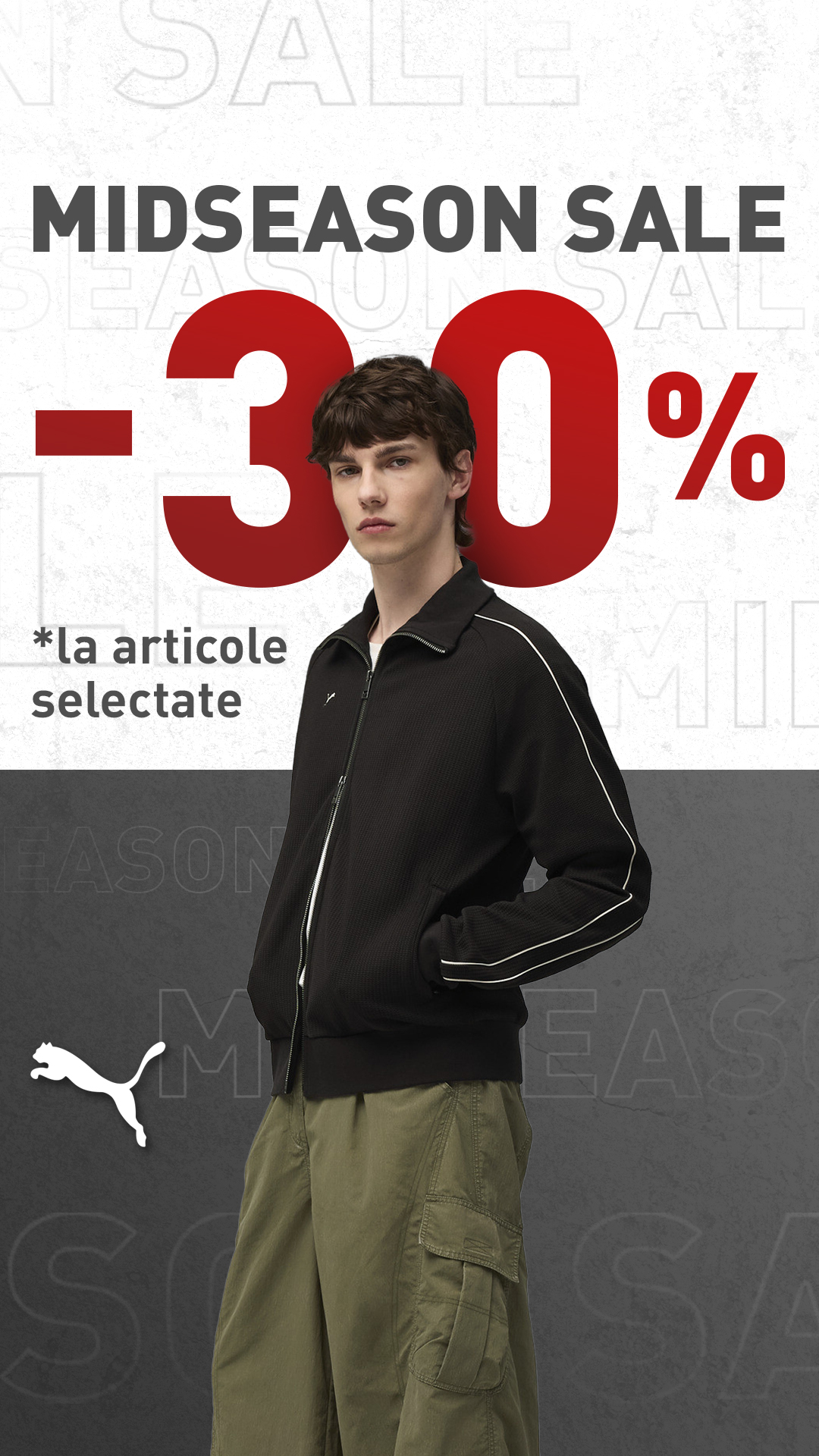 Advertising creative for the Midseason Sale, PUMA Moldova 2.1